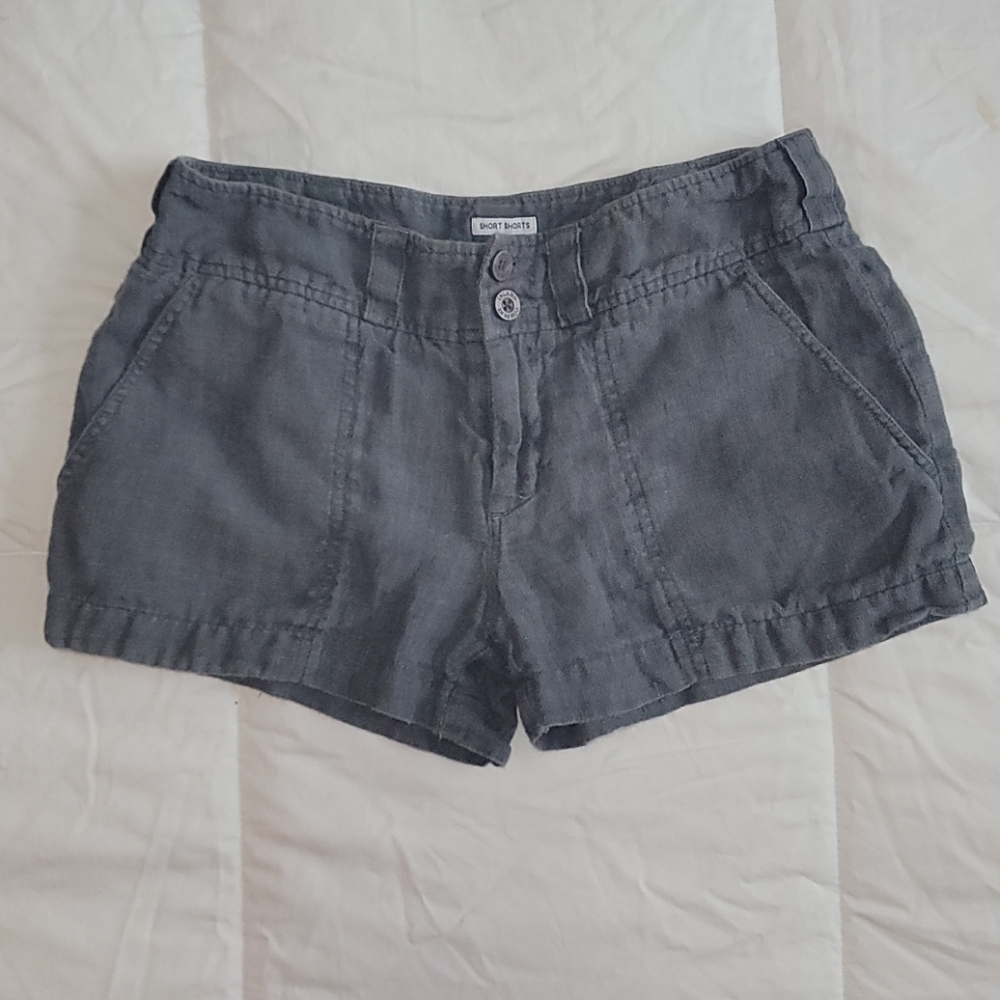 ISLAND COMPANY LINEN SHORT SHORTS XS